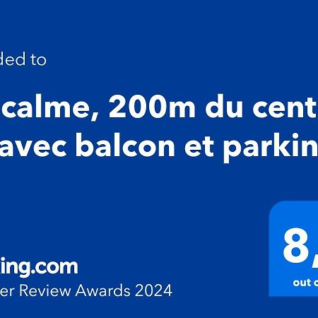 카시스 Au Calme, 200M Du Centre T2 Avec Balcon Et Parking 아파트 외부 사진